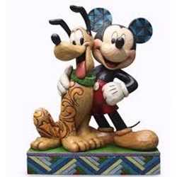 Jim Shore Disney Traditions Micky + Pluto